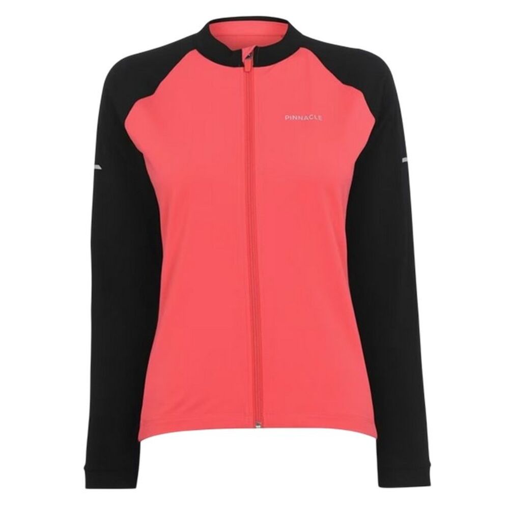 Pinnacle Womens/Ladies Thermal Long-Sleeved Cycling Jersey / Coral